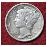 1926 D Mercury Silver Dime