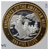 .999 Silver Center Kit Carson Medal ***