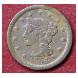 1854 Large Cent