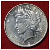 1926 D Peace Silver Dollar