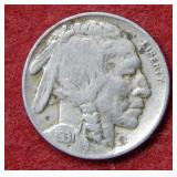 1931 S Buffalo Nickel