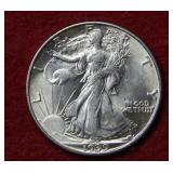 1939 D Walking Liberty Silver Half Dollar