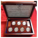 (7) 1986-1992 S Silver Eagles with free box