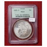 1885 O Morgan Silver Dollar PCGS MS64