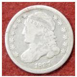 1837 Bust Silver Dime