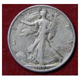 1929 D Walking Liberty Silver Half Dollar Coin