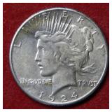 1924 S Peace Silver Dollar