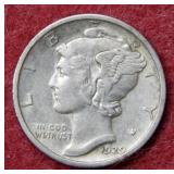 1929 D Mercury Silver Dime