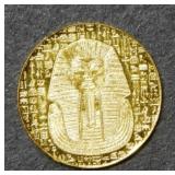 1/200th oz .999 Fine Gold Egypt Motif Round