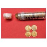 Roll of 1937 D Lincoln Wheat Cents