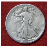 1919 Walking Liberty Silver Half Dollar