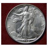 1937 Walking Liberty Silver Half