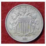 1868 Shield Nickel