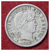 1912 Barber Silver Dime