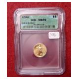 2004 $5 US Gold Eagle ICG MS70