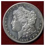 1890 S Morgan Silver Dollar Coin