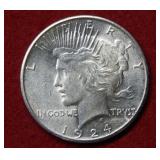 1924 S Peace Silver Dollar***