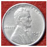 1943 S Steel Cent