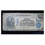 1902 $20 US National Currency Note