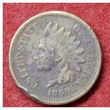 1859 Indian Head Cent - dark