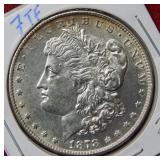 1878 Morgan Silver Dollar - 7 Tail Feathers