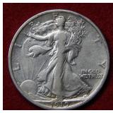 1919 Walking Liberty Silver Half Dollar