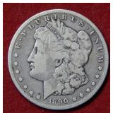 1890 CC Morgan Silver Dollar