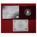 1982 Silver Proof Washington Comm Half Dollar