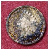 1906 Indian Head Cent - Red & Brown