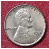 1930 S Lincoln Wheat Cent - Red & Brown