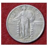 1927 D Standing Liberty Silver Quarter