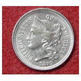 1870 Three Cent Nickel