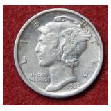 1928 D Mercury Silver Dime