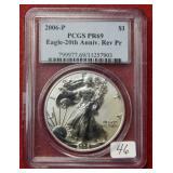 2006 P Silver Eagle PCGS PR69 REV Proof