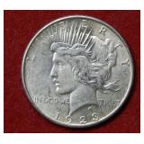 1923 D Peace Silver Dollar Coin