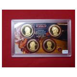 Set of 4 US Proof Presidential Dollars - Fillmore