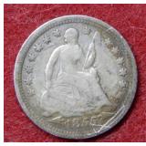 1855 Seated Liberty Half Dime with Arrows