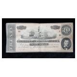1864 $20 CSA  Note