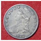 1832 Bust Silver Half Dollar Coin