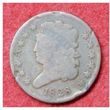 1828 Bust Half Cent - light nicks