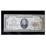 1929 $20 National Currency Charter Bank #12570