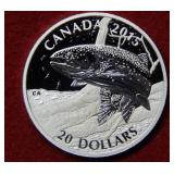 2015 Canada 1oz .999 Fine Silver $20 Comm Coin