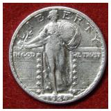 1924 S Standing Liberty Silver Quarter