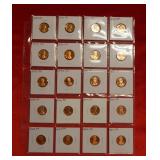 (20) Proof Lincoln Cents back to 1957