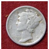 1924 S Mercury Silver Dime