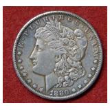 1880 CC Morgan Silver Dollar Coin