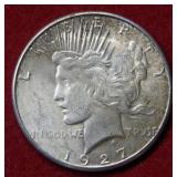 1927 S Peace Silver Dollar Coin