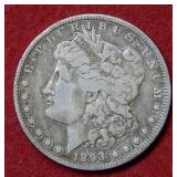 1893 O Morgan Silver Dollar Coin
