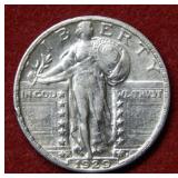 1929 S Standing Liberty Silver Quarter