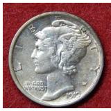 1919 Mercury Silver Dime
